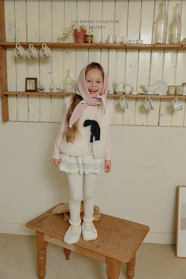Pompom Soft Mock Neck Tee by Melikey for Child - view 7