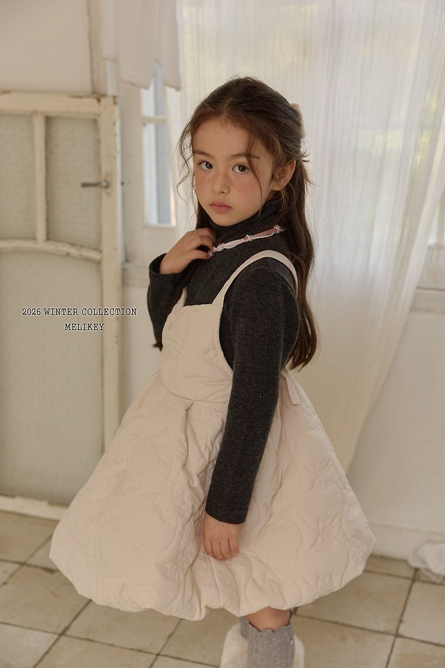 Quilting Loose-Fit Dress by Melikey for Child - view 6