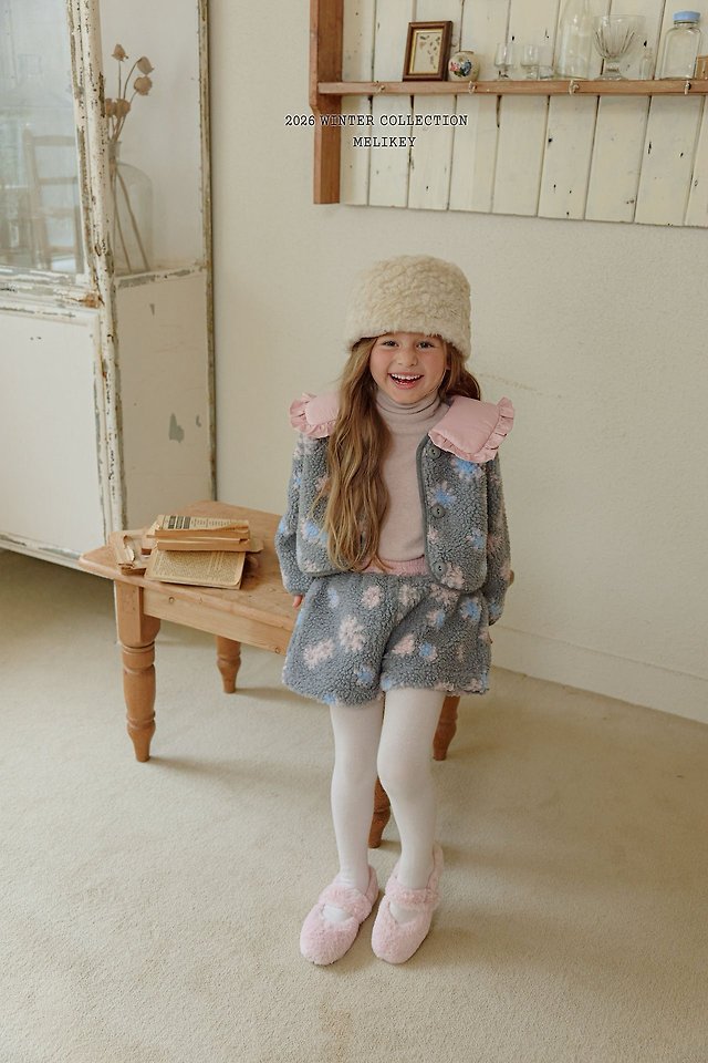 Heart Floral Shorts by Melikey for Child - view 9