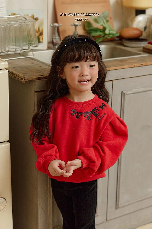 Point Ribbon Sweatshirt by Melikey for Child - view 7