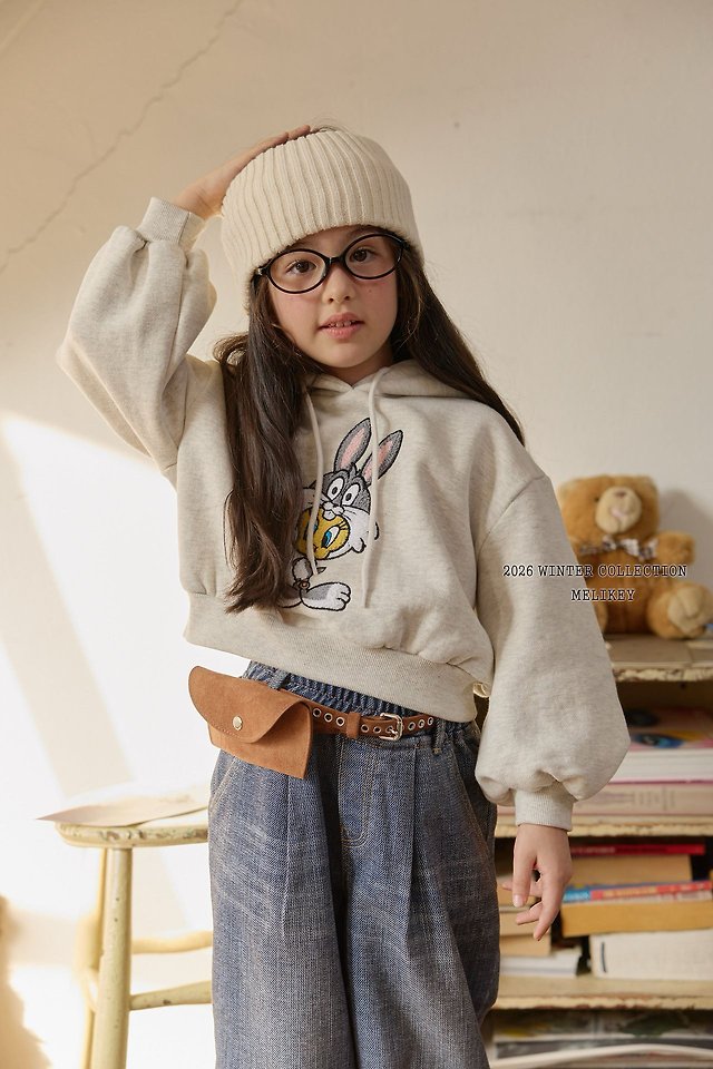 Twill Velvet Denim Pants by Melikey for Child - view 5