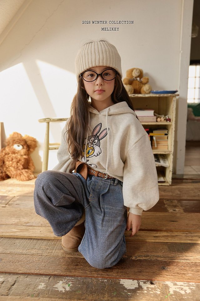 Twill Velvet Denim Pants by Melikey for Child - view 6