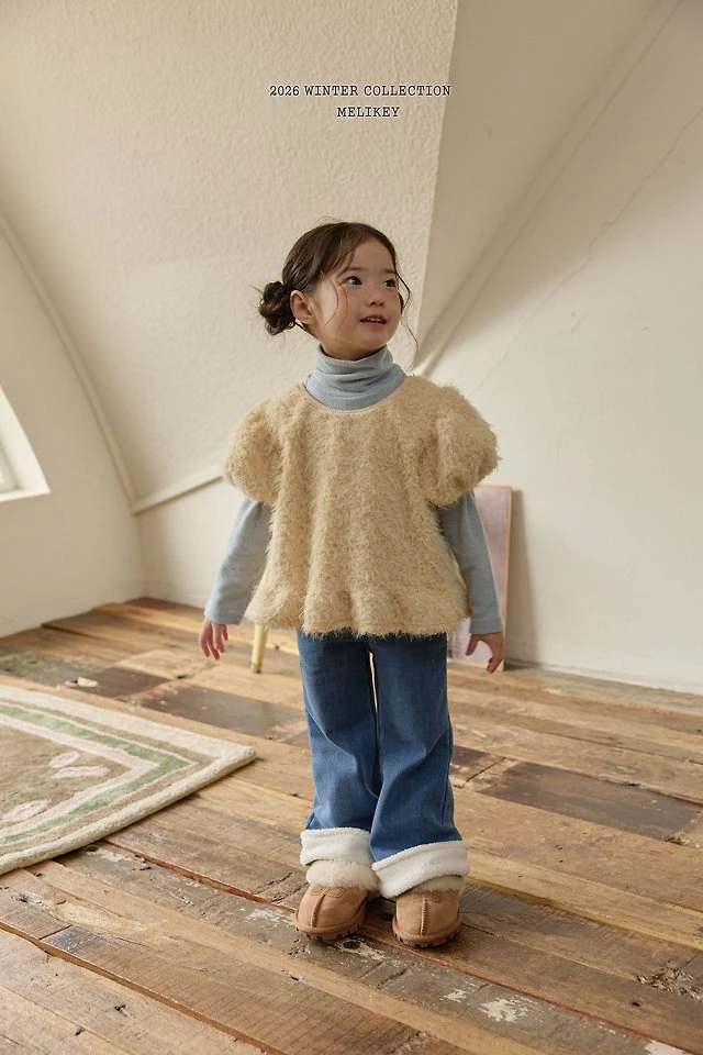 Cozy Mock Neck Turtleneck Tee by Melikey for Child - view 11