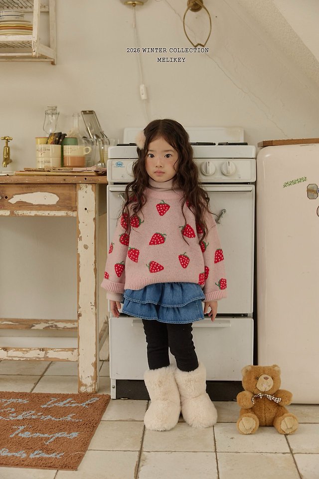 Denim Cancan Skirt Leggings by Melikey for Child - view 7