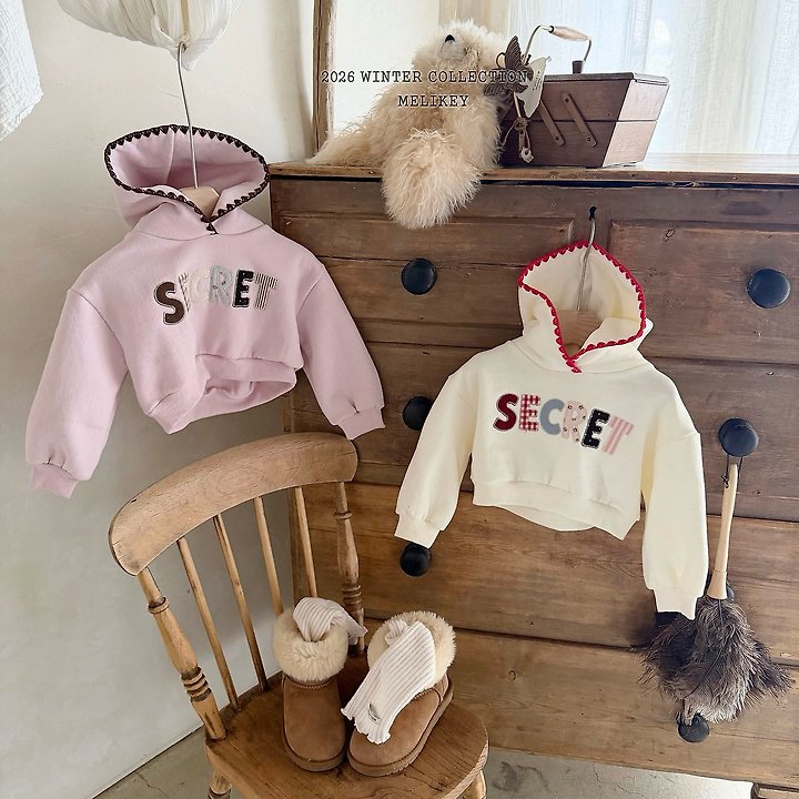 Secret Patch Hooded Tee by Melikey for Child - view 1