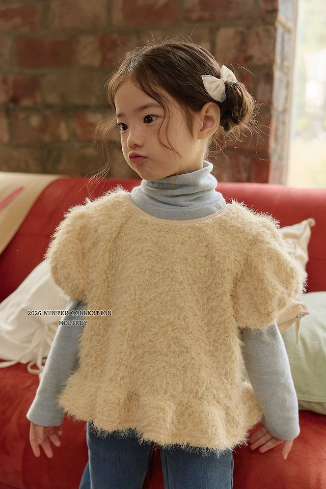 Cozy Mock Neck Turtleneck Tee by Melikey for Child - view 12