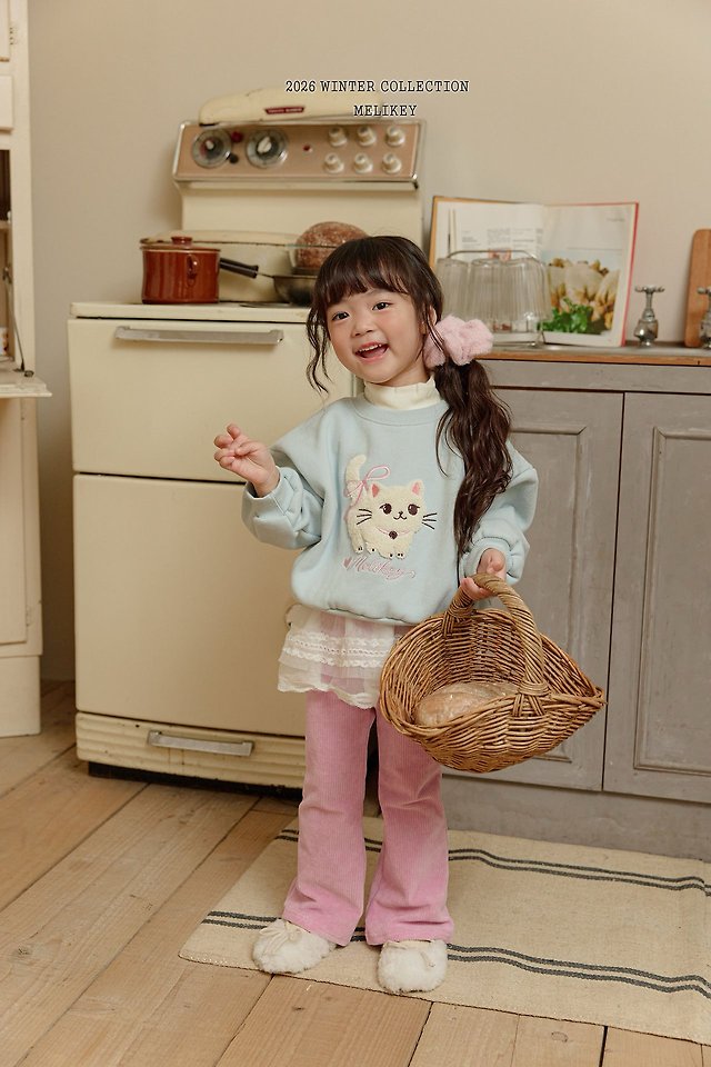 Cats Boucle Sweatshirt by Melikey for Child - view 3