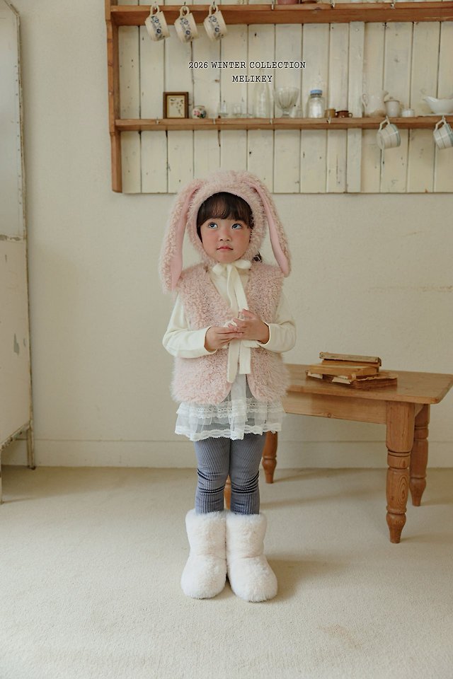 Rabbit Fur Hat by Melikey for Child - view 6