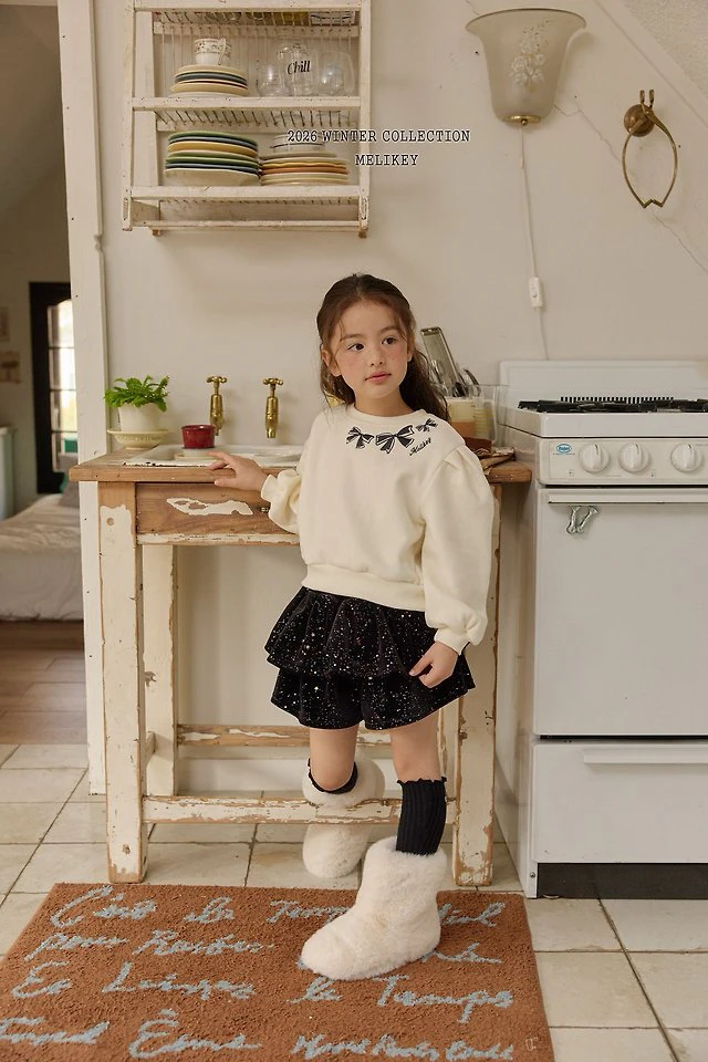 Point Ribbon Sweatshirt by Melikey for Child - view 12