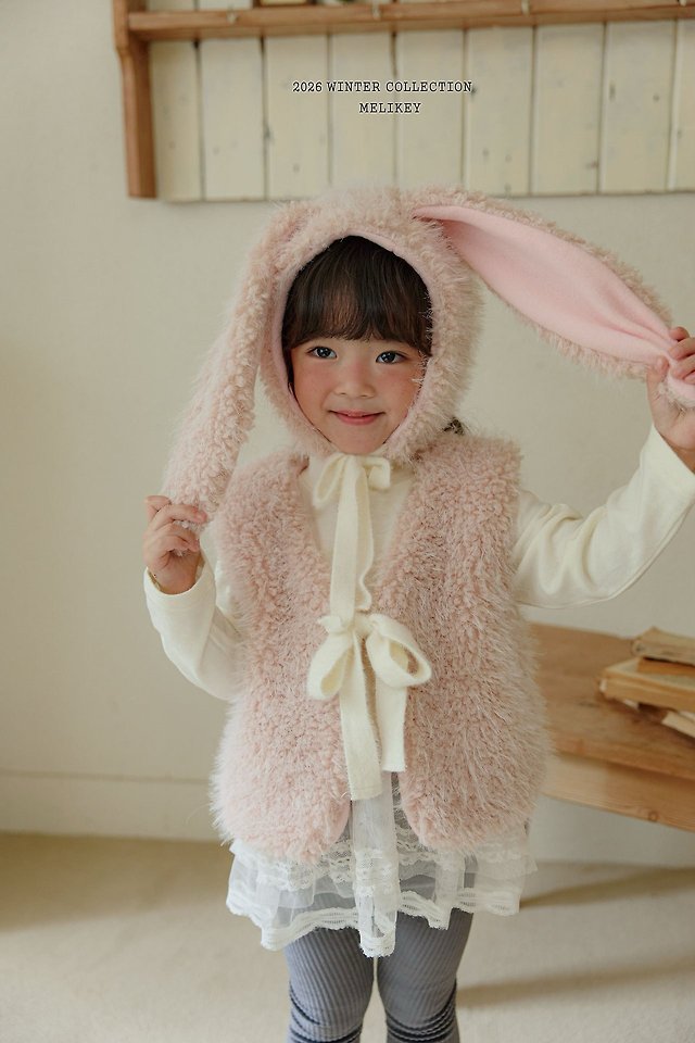 Rabbit Fur Hat by Melikey for Child - view 7