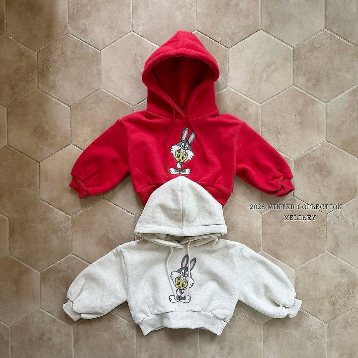T Bunny Hooded Tee by Melikey for Child - view 1