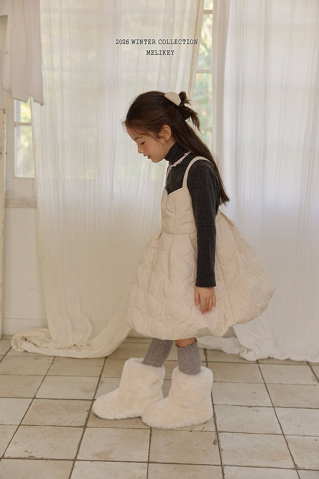 Quilting Loose-Fit Dress by Melikey for Child - view 3