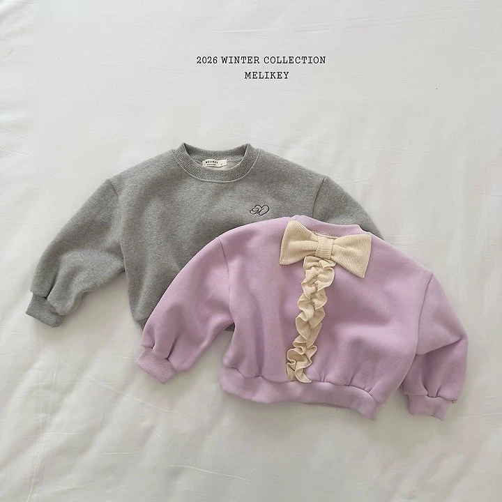 Ribbon Frill Sweatshirt by Melikey for Child - view 1