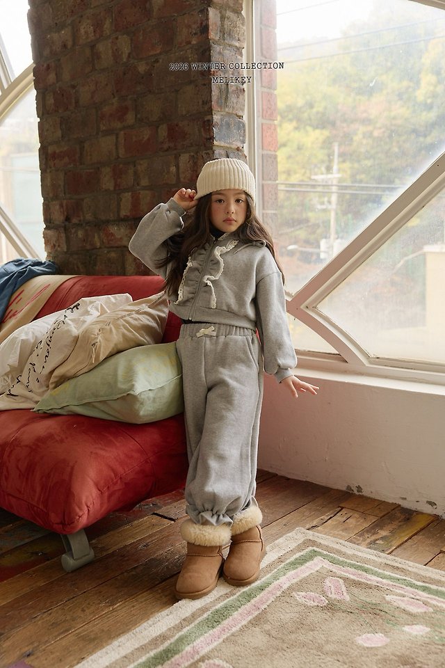 Juju Frill Hooded Zip-Up by Melikey for Child - view 11