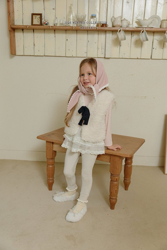 Pompom Soft Mock Neck Tee by Melikey for Child - view 5