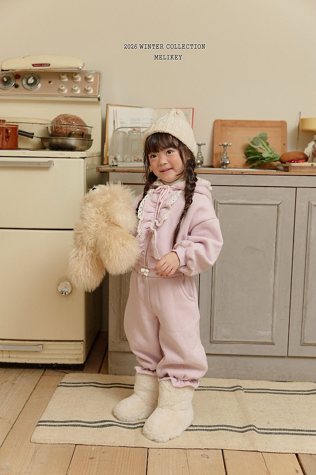 Juju Frill Hooded Zip-Up by Melikey for Child - view 12