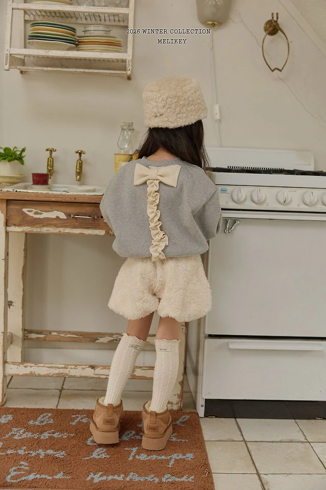 Ribbon Frill Sweatshirt by Melikey for Child - view 3