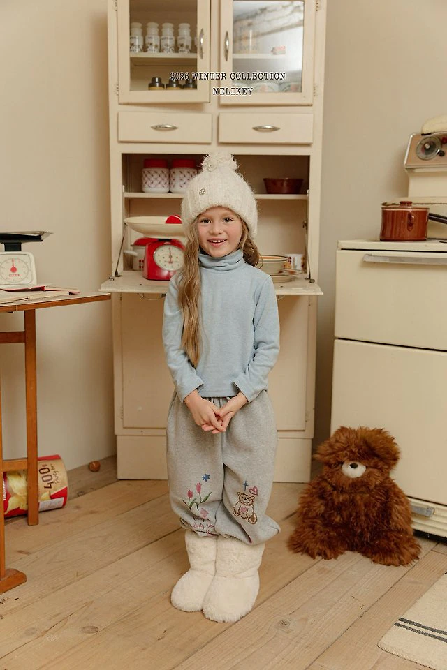 Cozy Mock Neck Turtleneck Tee by Melikey for Child - view 4