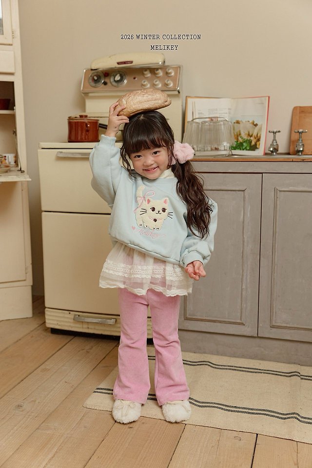 Cats Boucle Sweatshirt by Melikey for Child - view 9