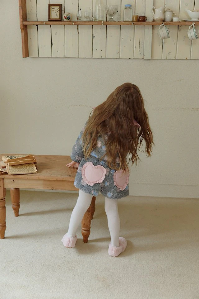 Heart Floral Shorts by Melikey for Child - view 3
