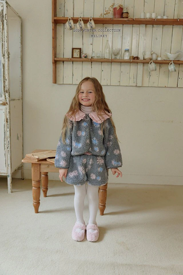 Heart Floral Shorts by Melikey for Child - view 4