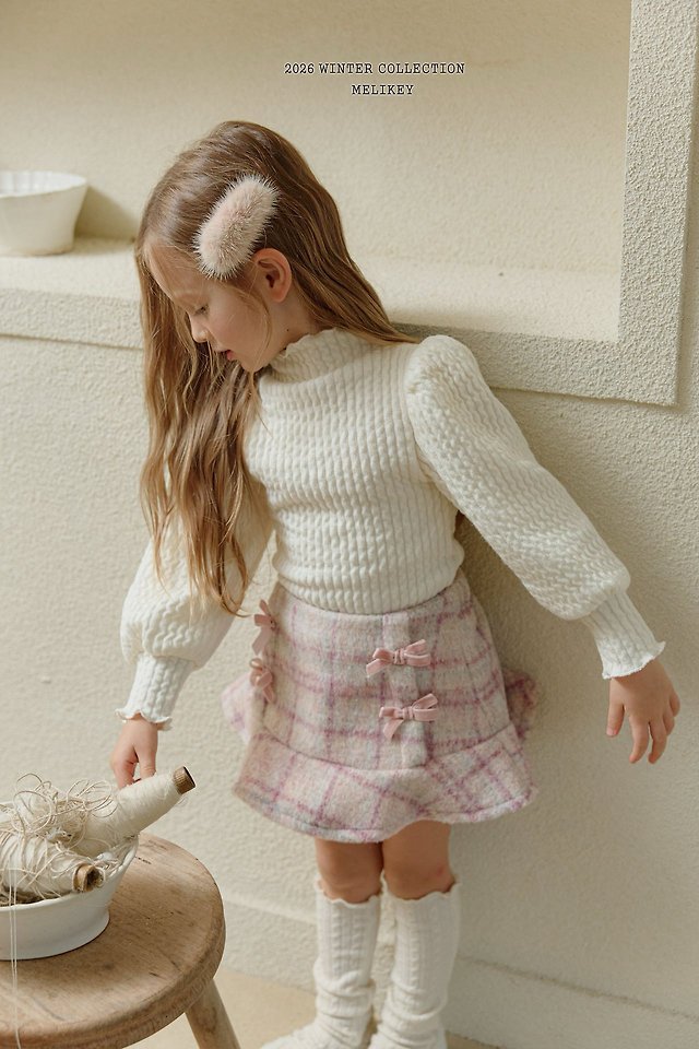 Knit Ribbed Puff Tee by Melikey for Child - view 3