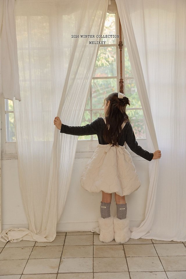 Quilting Loose-Fit Dress by Melikey for Child - view 9