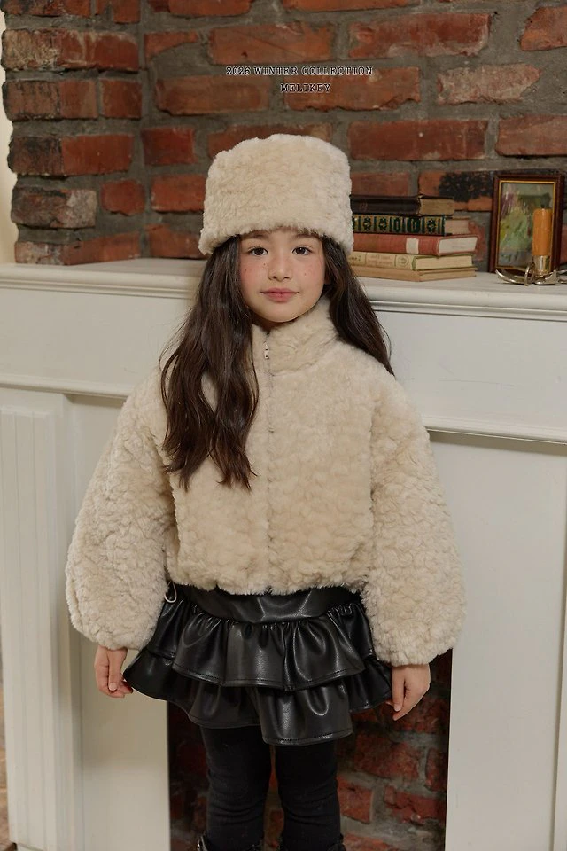 Vivi Fur Jacket by Melikey for Child - view 6