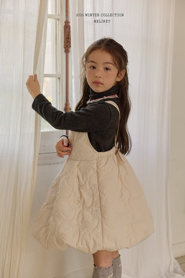 Quilting Loose-Fit Dress by Melikey for Child - view 10