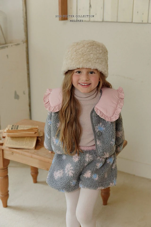 Heart Floral Shorts by Melikey for Child - view 8