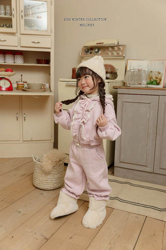 Pocket Lace Jogger Pants by Melikey for Child - view 11