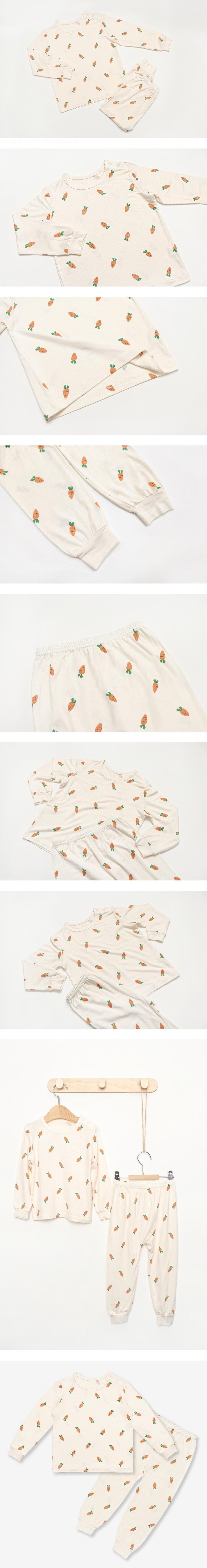 9-Tenths Modal Stretch - Modal Carrot by Mellis for Child - view 1
