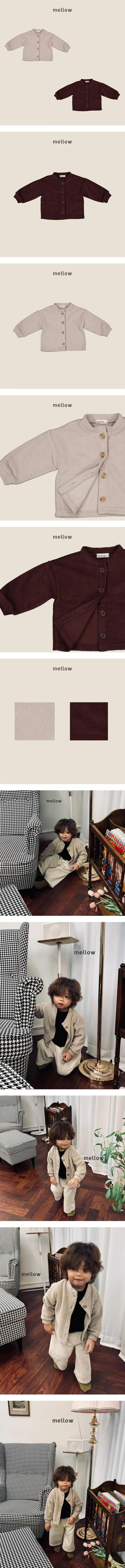 Warm Day Fleeced Cardigan by Mellow for Baby - view 1