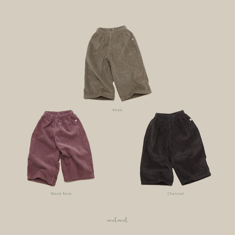Corduroy Wide Pants by Melmel for Baby - view 1