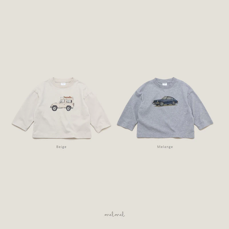 Old Car Long Sleeve Tee by Melmel for Baby - view 1