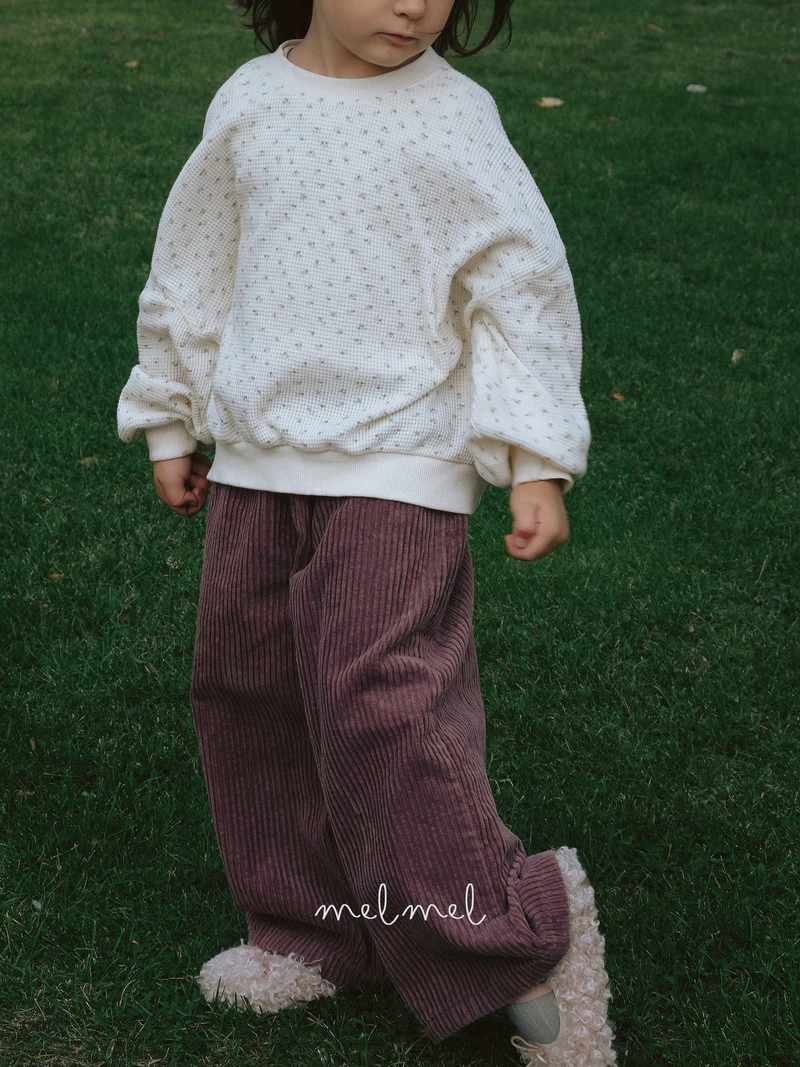 Corduroy Wide Pants by Melmel for Baby - view 5