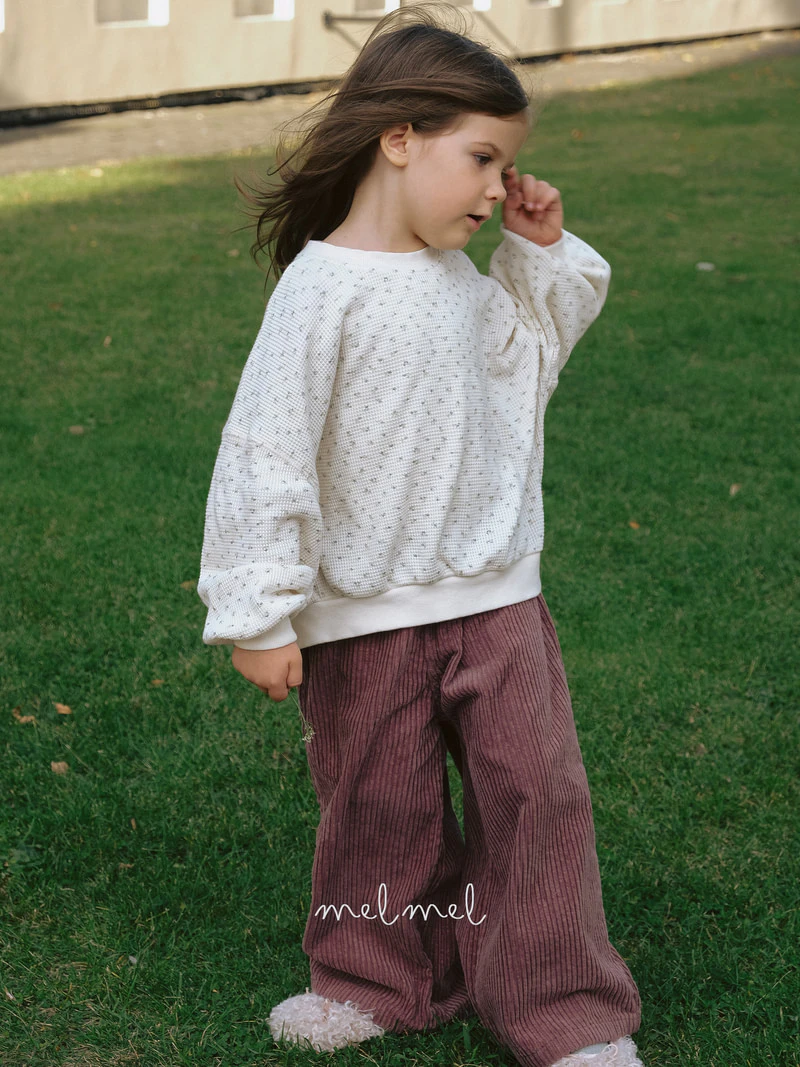 Corduroy Wide Pants by Melmel for Baby - view 6