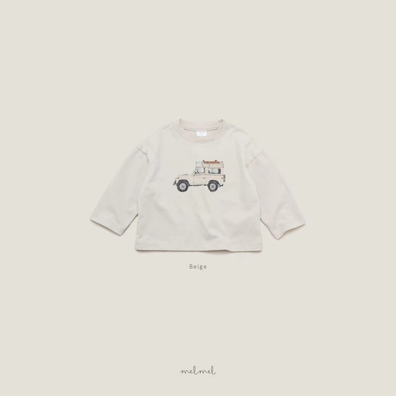 Old Car Long Sleeve Tee by Melmel for Baby - view 4