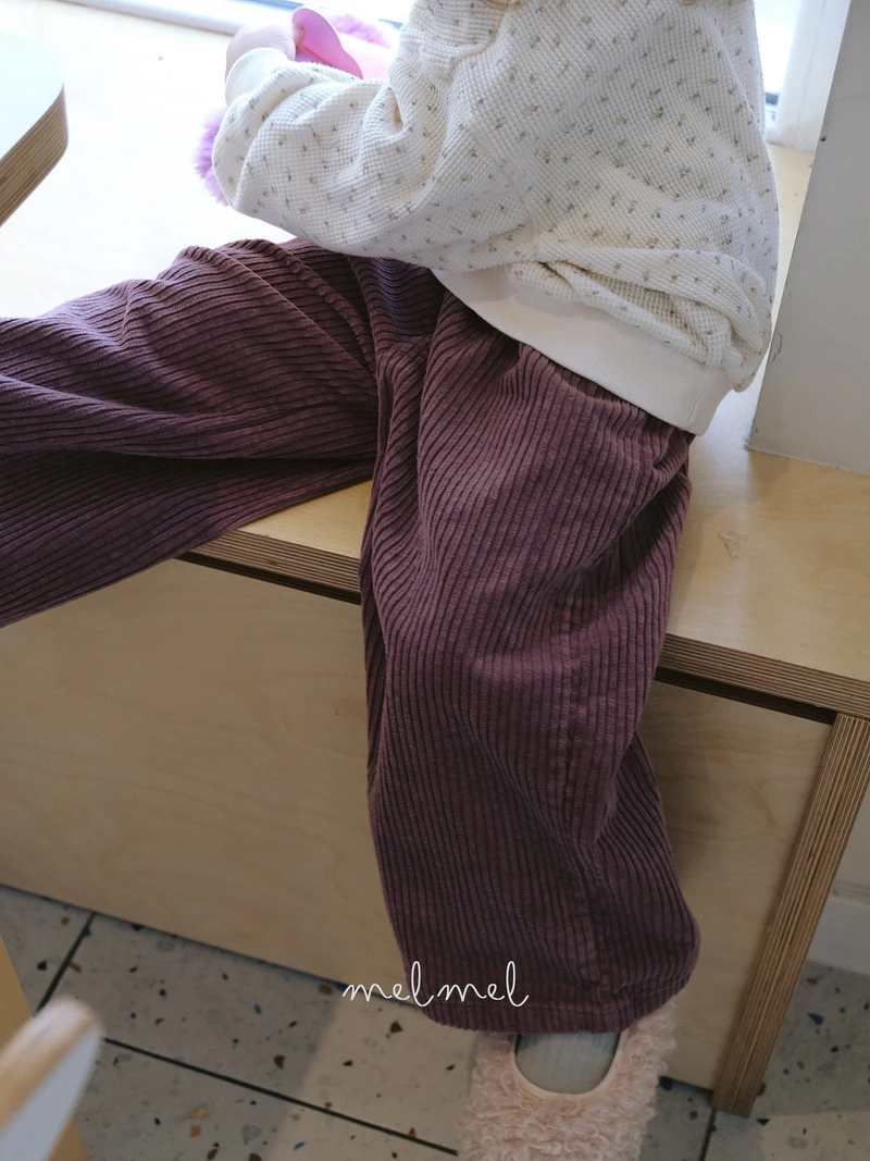 Corduroy Wide Pants by Melmel for Baby - view 8
