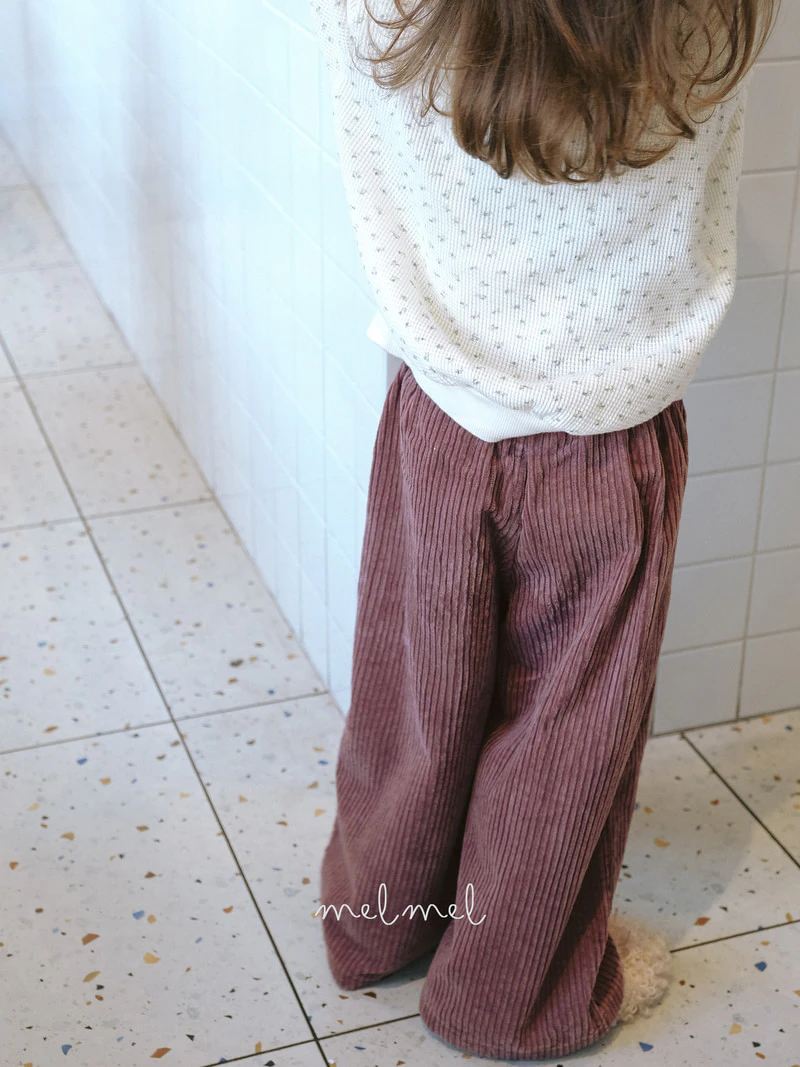Corduroy Wide Pants by Melmel for Baby - view 10