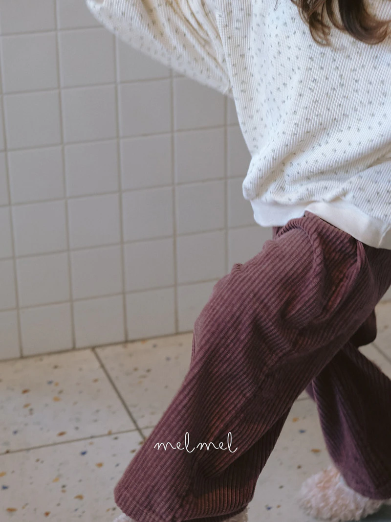 Corduroy Wide Pants by Melmel for Baby - view 9