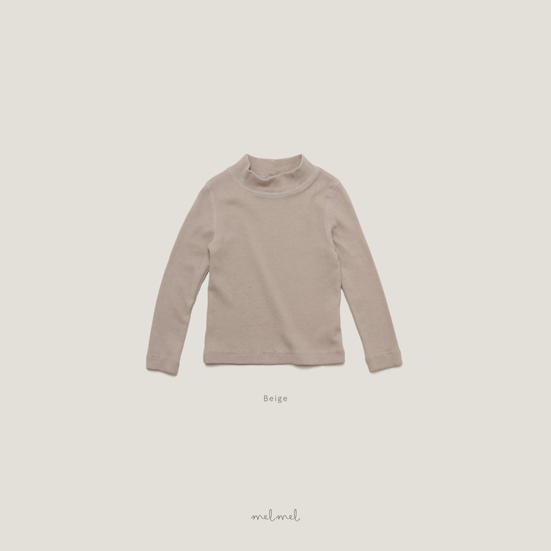 Soft Half Mock Neck Tee by Melmel for Baby - view 4