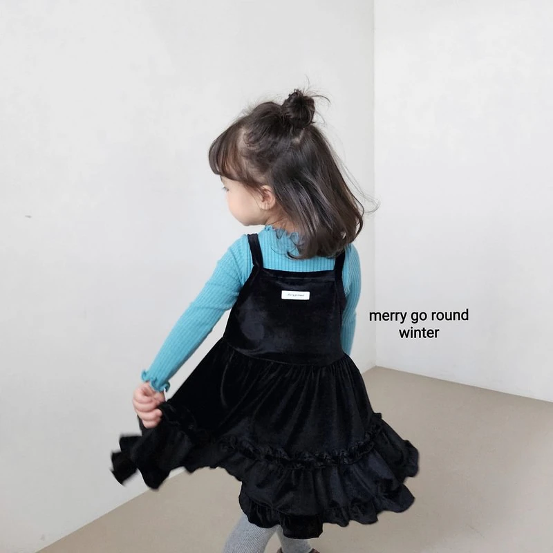 Ribbed Lettuce Edge Tee by Merry Go Round for Child - view 6