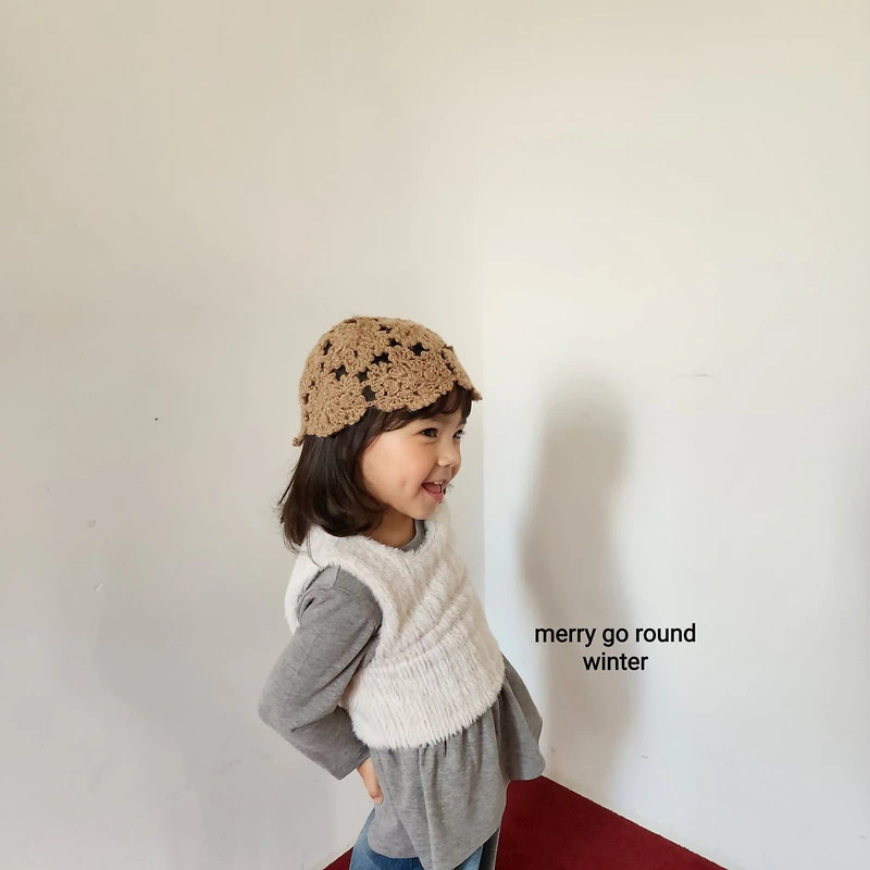 Peach Stretch Frill Tee by Merry Go Round for Child - view 5