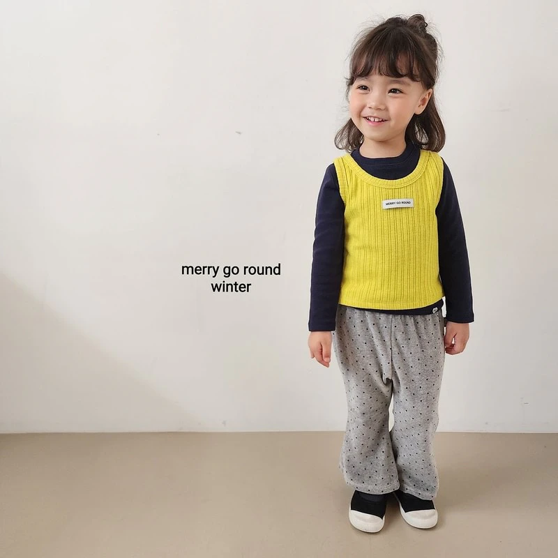 Cozy Dot Bootcut Pants by Merry Go Round for Child - view 3