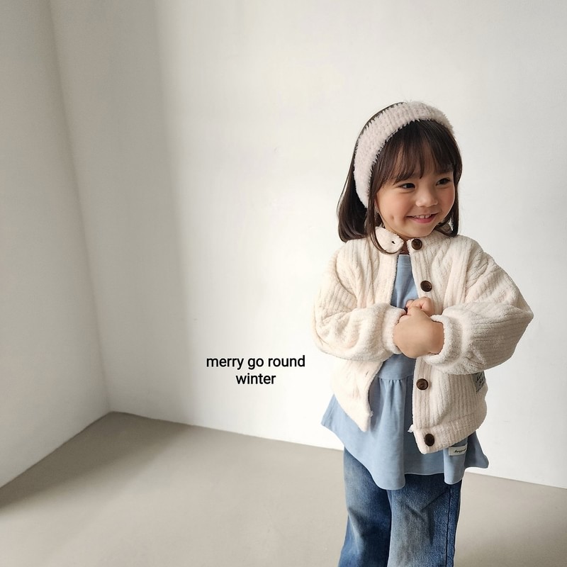 Bonding Wide Denim Pants by Merry Go Round for Child - view 6