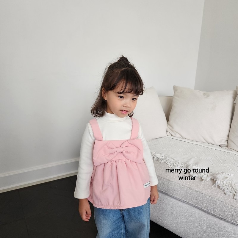 Padded Ribbon Vest by Merry Go Round for Child - view 5