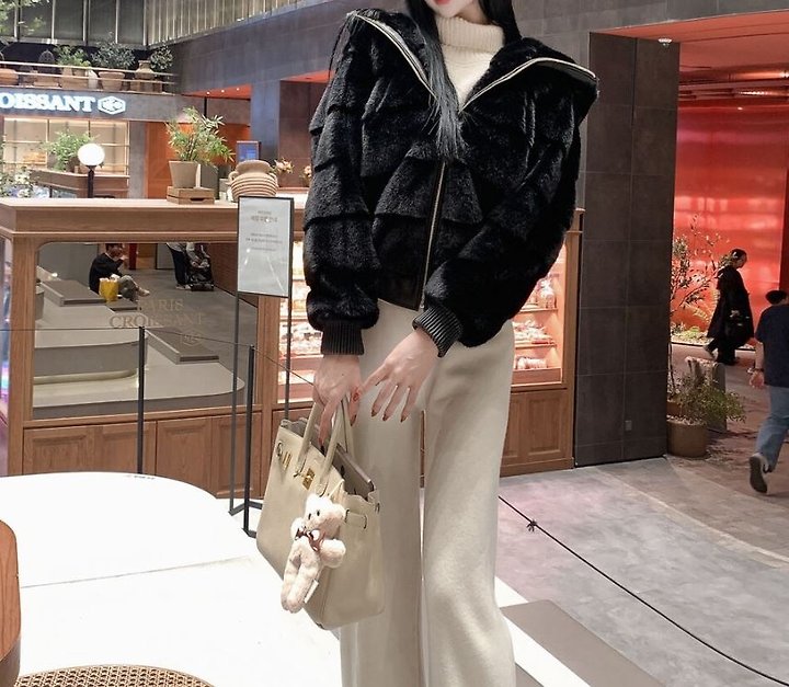 Hermes Hooded Blouson by Merry J for Women - view 6