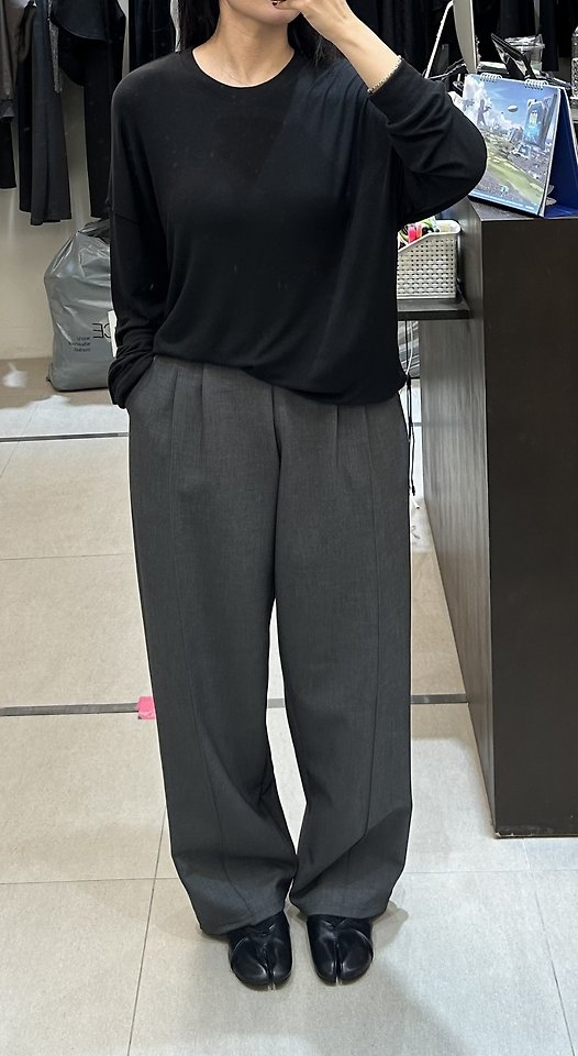 Wool Pintuck Pants by Merry J for Women - view 2