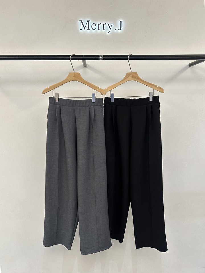 Wool Pintuck Pants by Merry J for Women - view 3